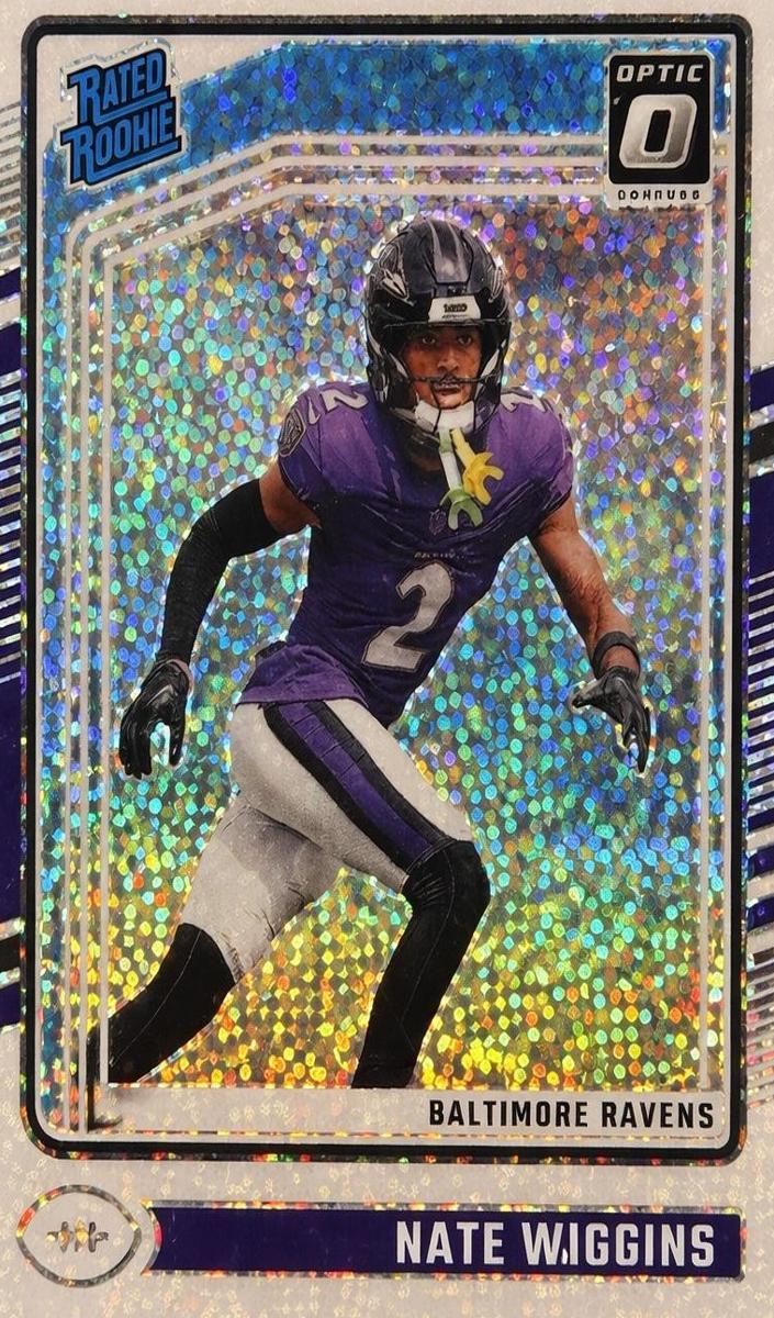 2024 Donruss Optic Football White Sparkle Nate Wiggins #281