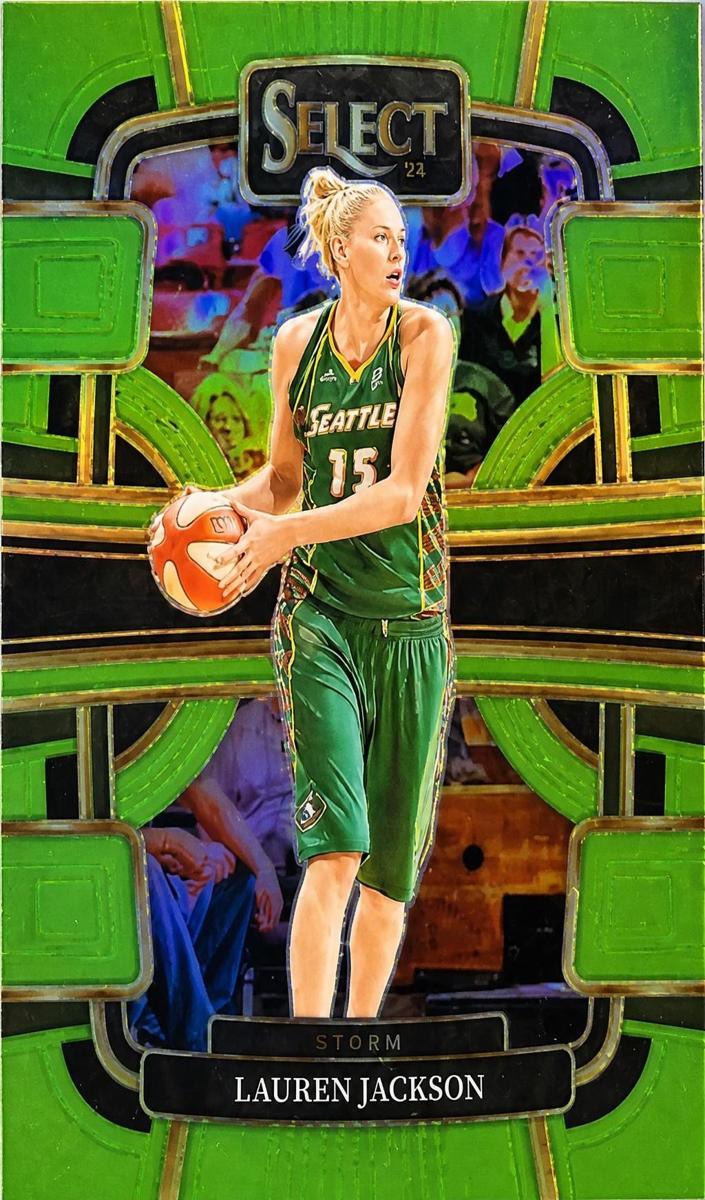 2024 Panini Select WNBA Basketball Neon Green Lauren Jackson #89