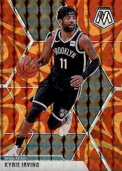 2019 Panini Mosaic Basketball Reactive Orange Kyrie Irving #11 PSA 9
