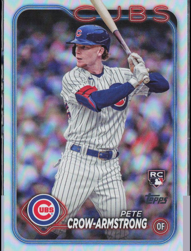 2024 Topps Baseball Rainbow Foil Pete Crow-Armstrong #407 PSA 10