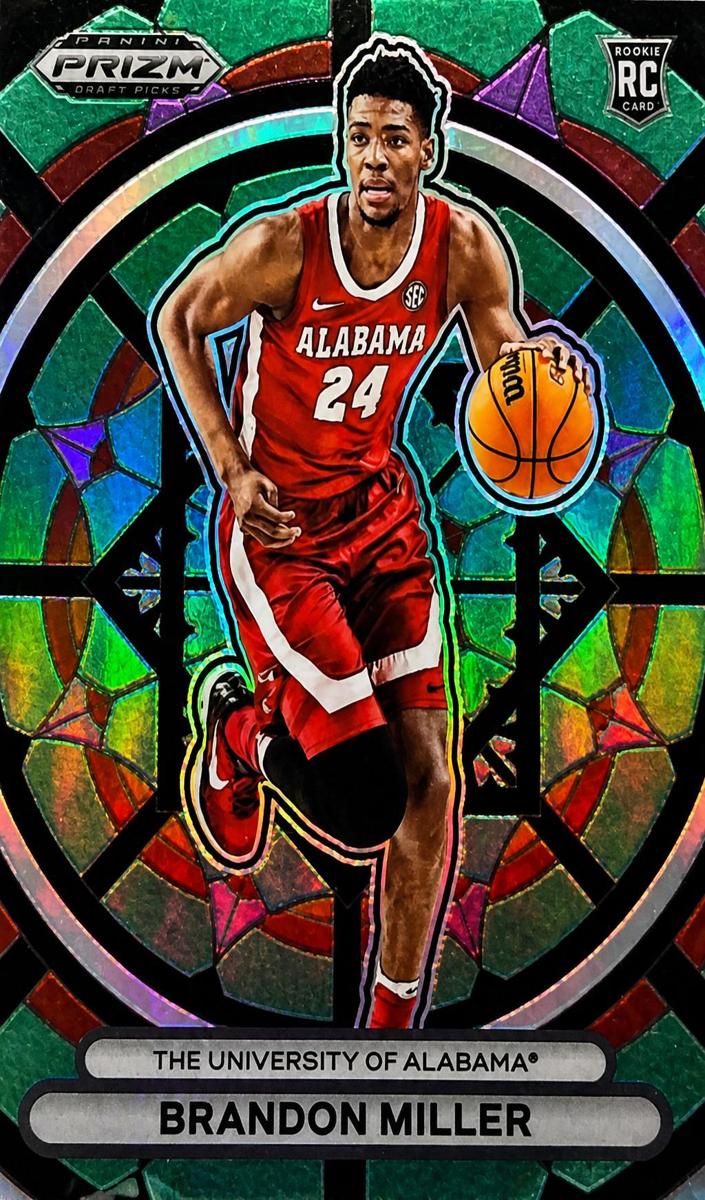2023 Panini Prizm Draft Picks Basketball Brandon Miller #3 SGC 9.5
