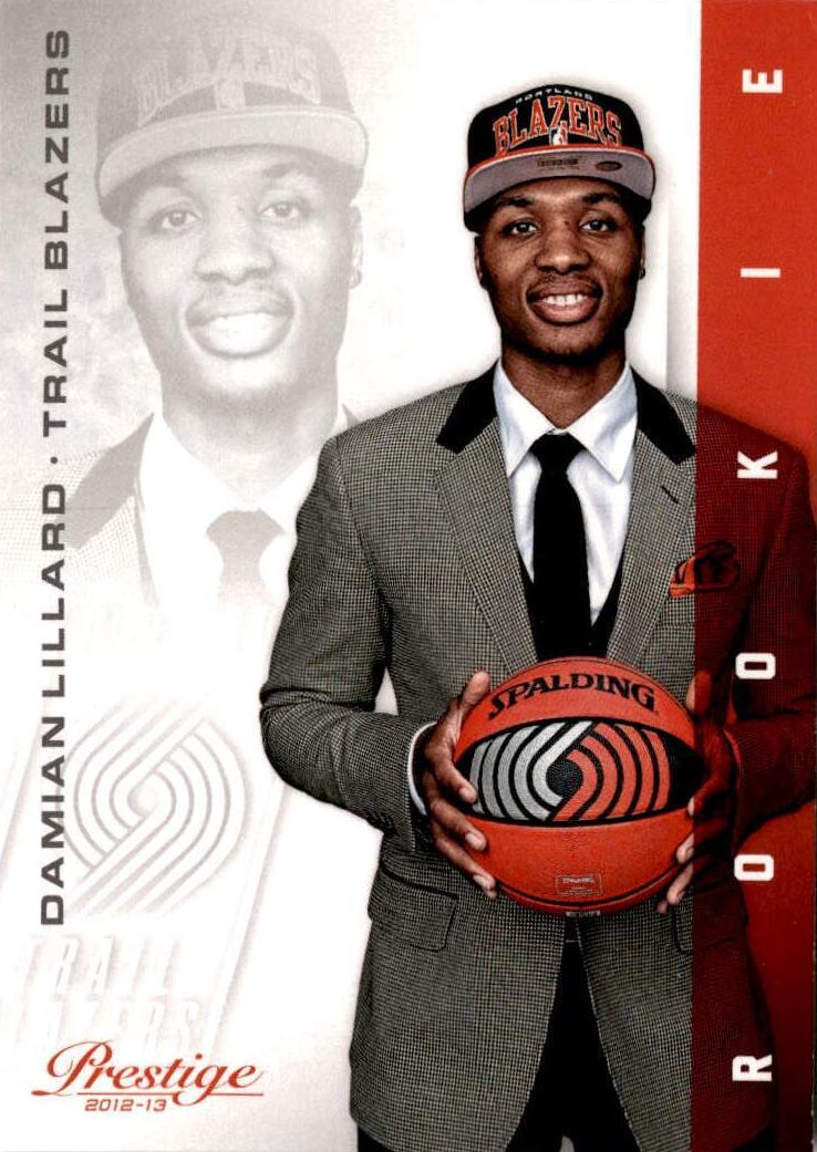 2012 Panini Prestige Basketball Damian Lillard #214 PSA 8.5