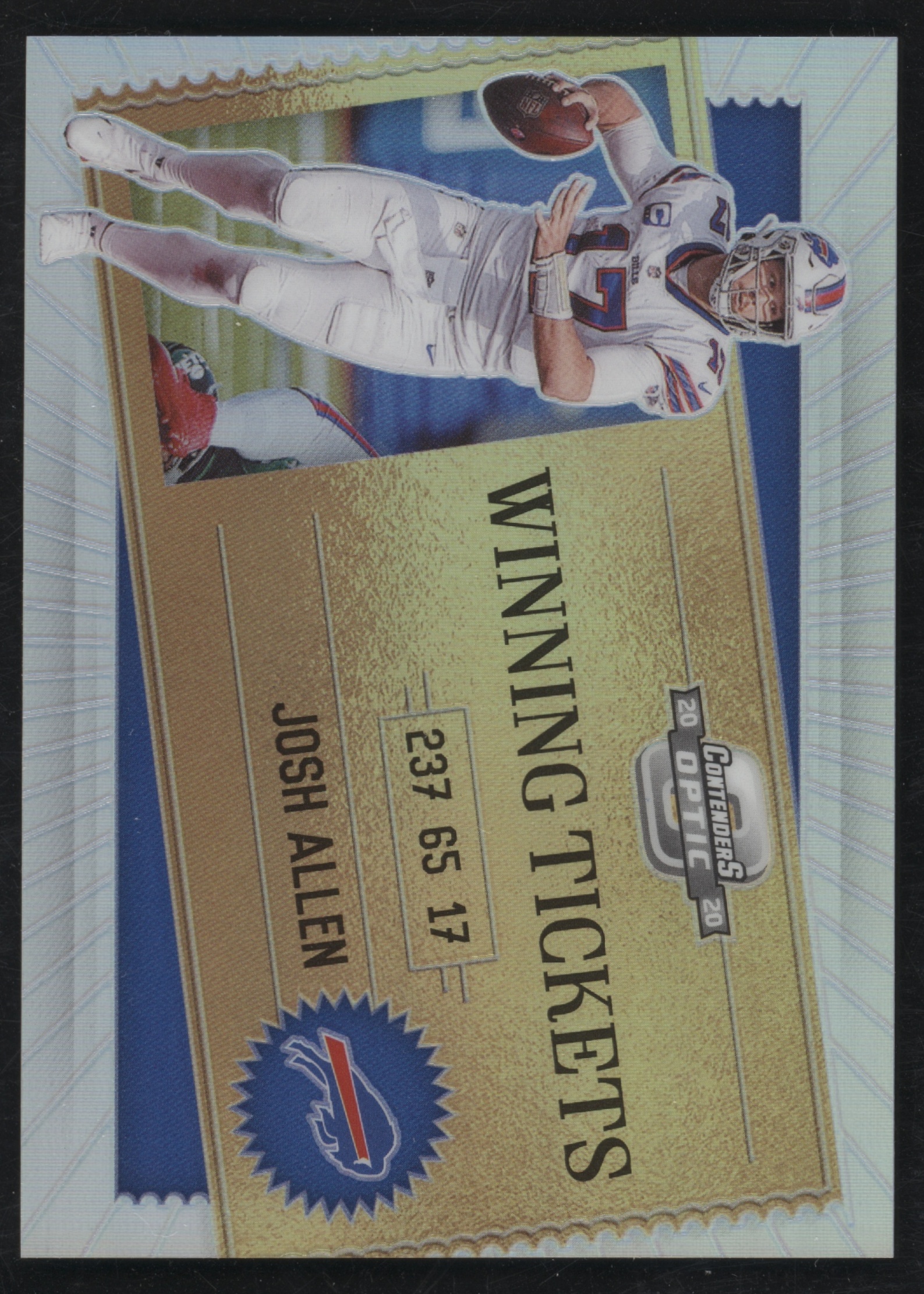 2020 Panini Contenders Optic Football Josh Allen #WT12