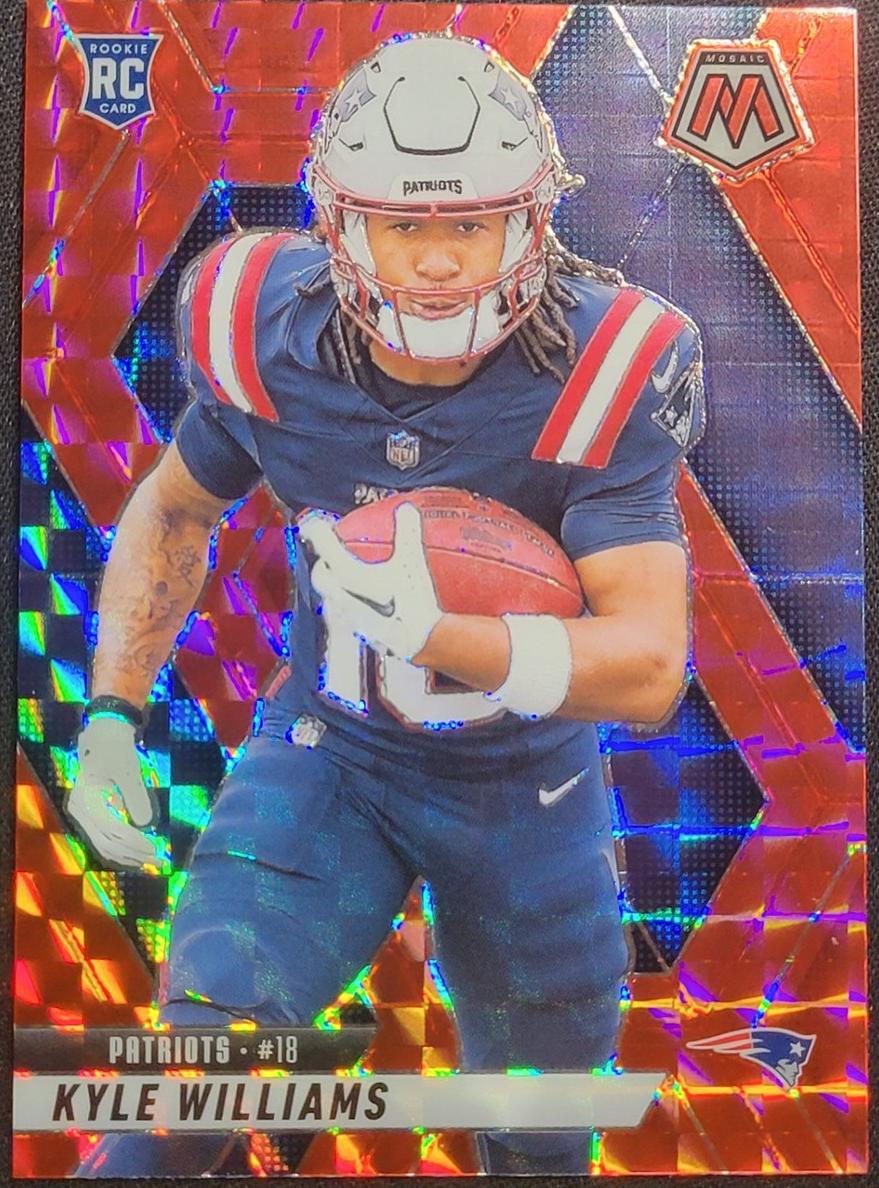 2025 Panini Mosaic Football Red Kyle Williams #353