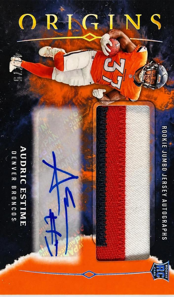 2024 Panini Origins Football Orange Audric Estime #RJA-AES