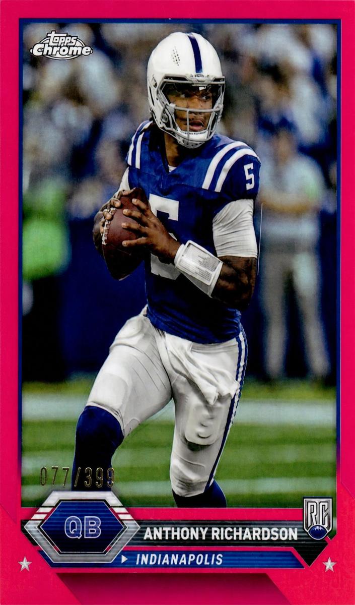 2023 Topps Composite Football Magenta Refractor Anthony Richardson #3