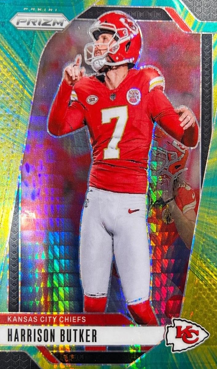 2024 Panini Prizm Football Hyper Harrison Butker #144