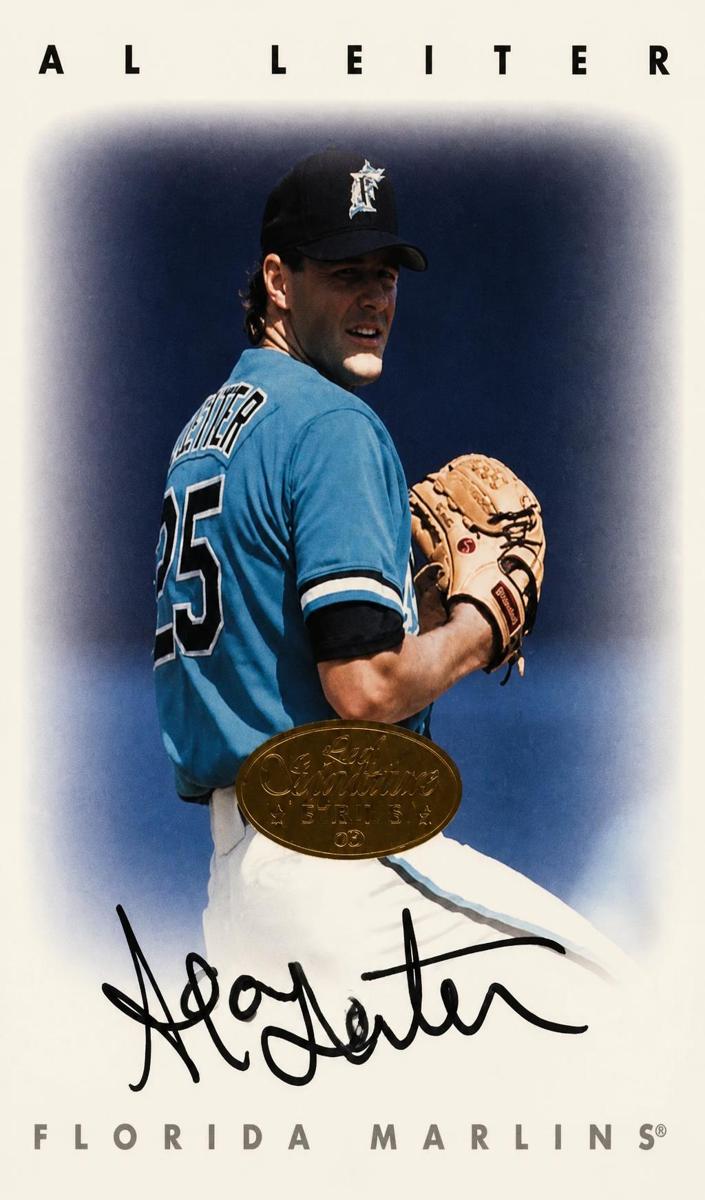 1996 Leaf Signature Series Baseball Bronze Al Leiter #NNO