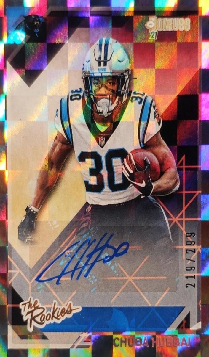 2021 Panini Donruss Football Chuba Hubbard #37 PSA 10