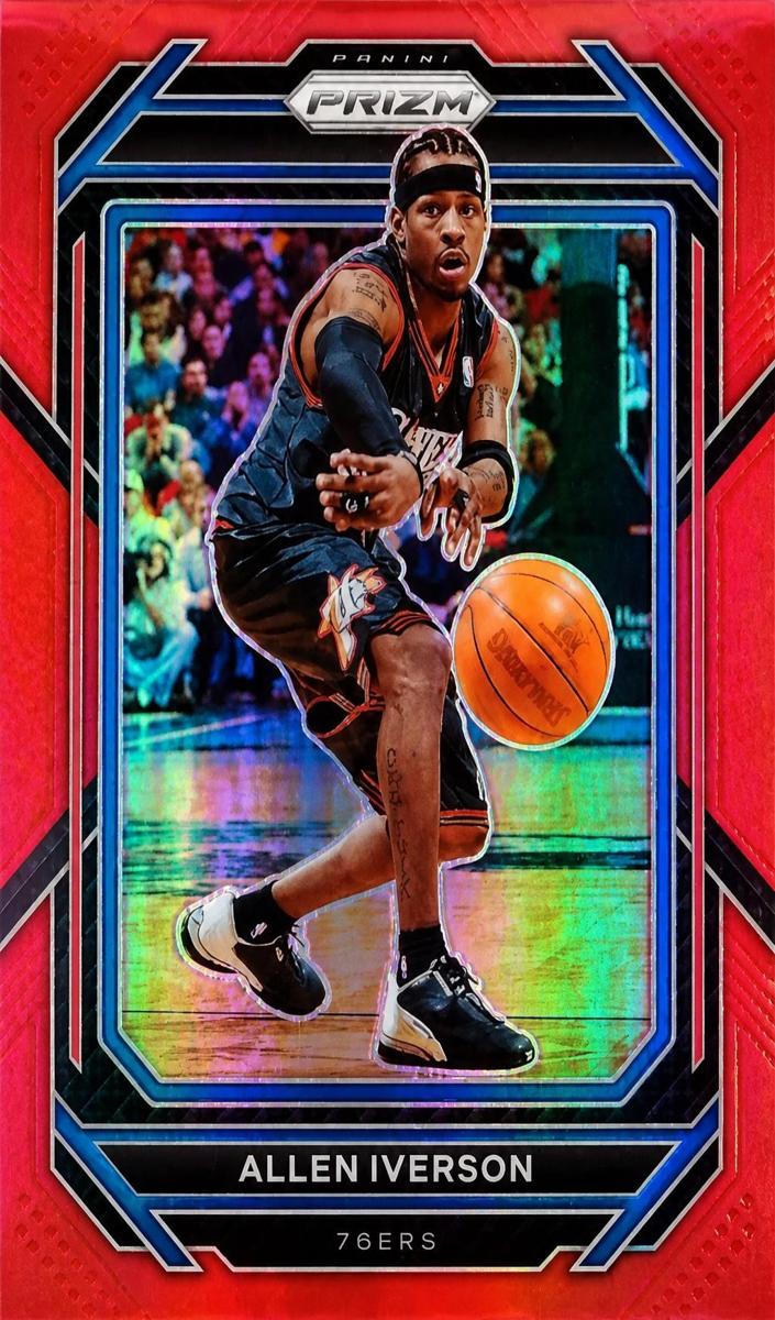 2022 Panini Prizm Basketball Red Allen Iverson #281