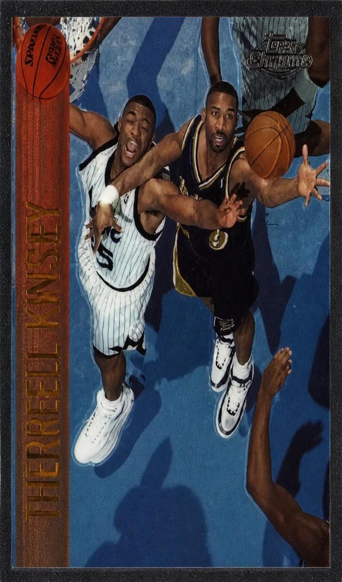1996 Topps Chrome Basketball Derrick McKey #188 PSA 9