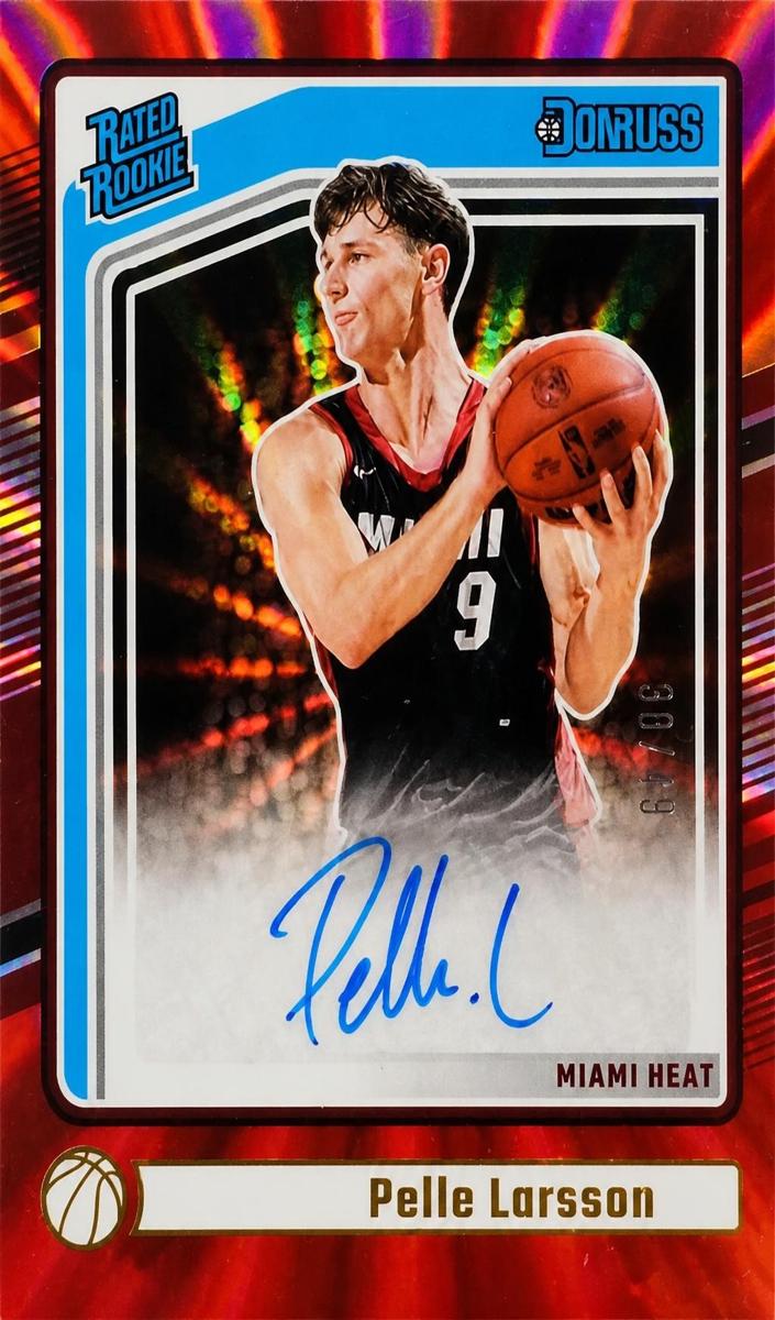 2024 Panini Donruss Basketball Holo Red Laser Pelle Larsson #292