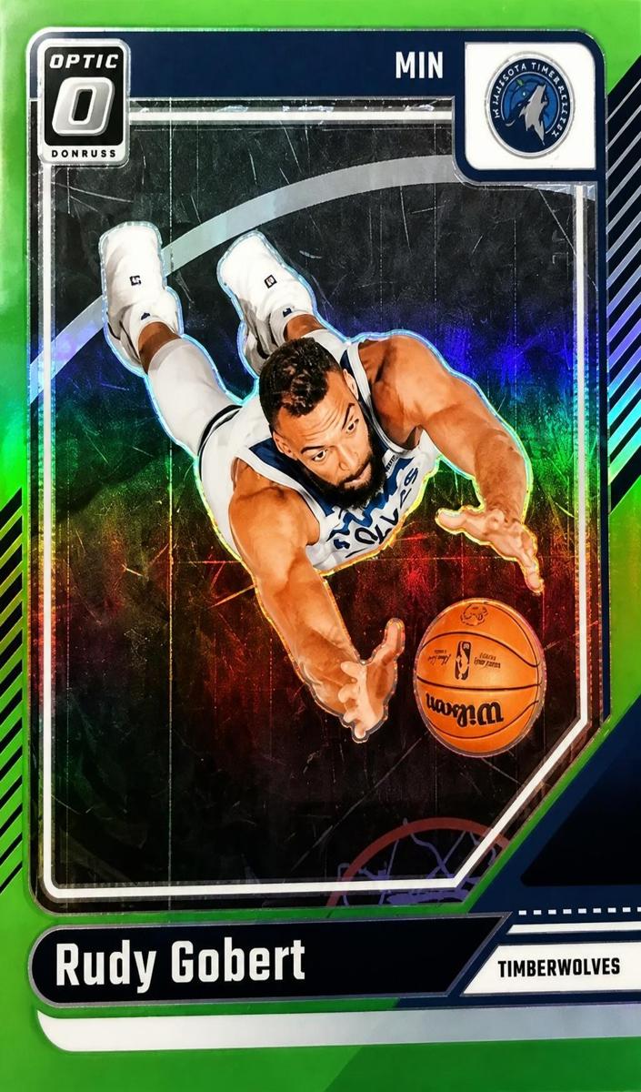 2024 Donruss Optic Basketball Lime Green Rudy Gobert #222