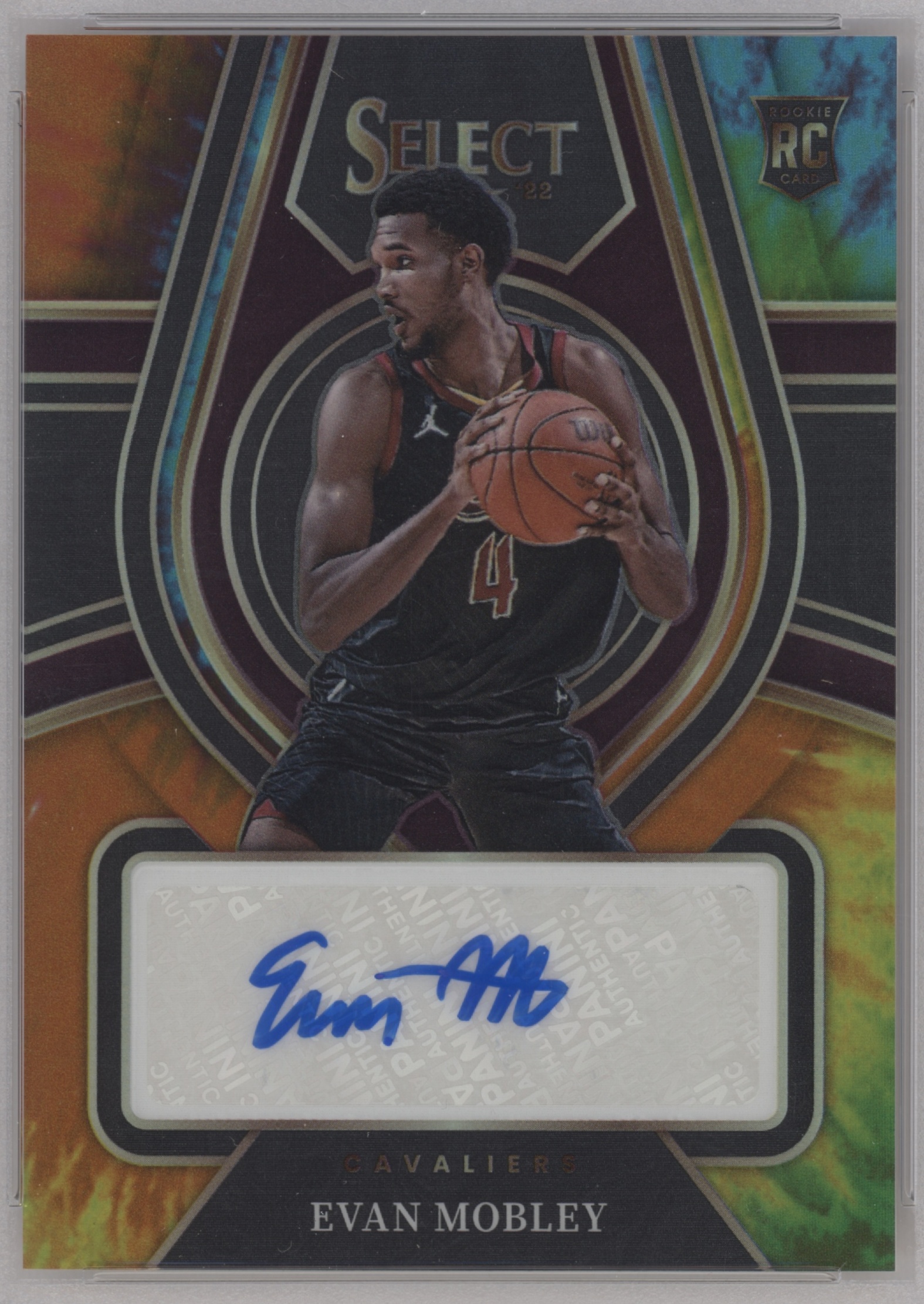 2021 Panini Select Basketball Tie Dye Evan Mobley #RS-EMB PSA 10