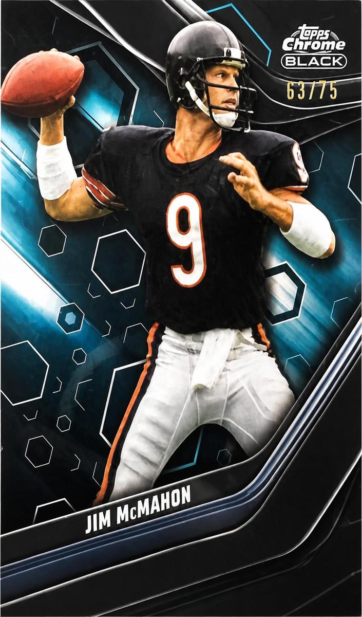 2023 Topps Composite Football Blue Refractor Jim McMahon #111