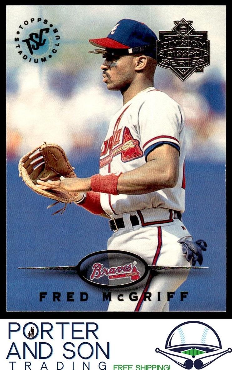 1995 Topps Stadium Club Baseball Fred McGriff #363 PSA 10