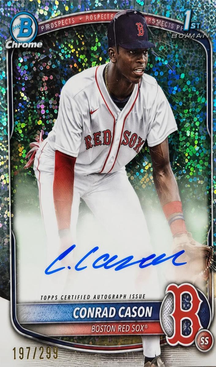 2025 Bowman Chrome Prospects Baseball Mini Diamond Conrad Cason #CPA-CCN PSA 9