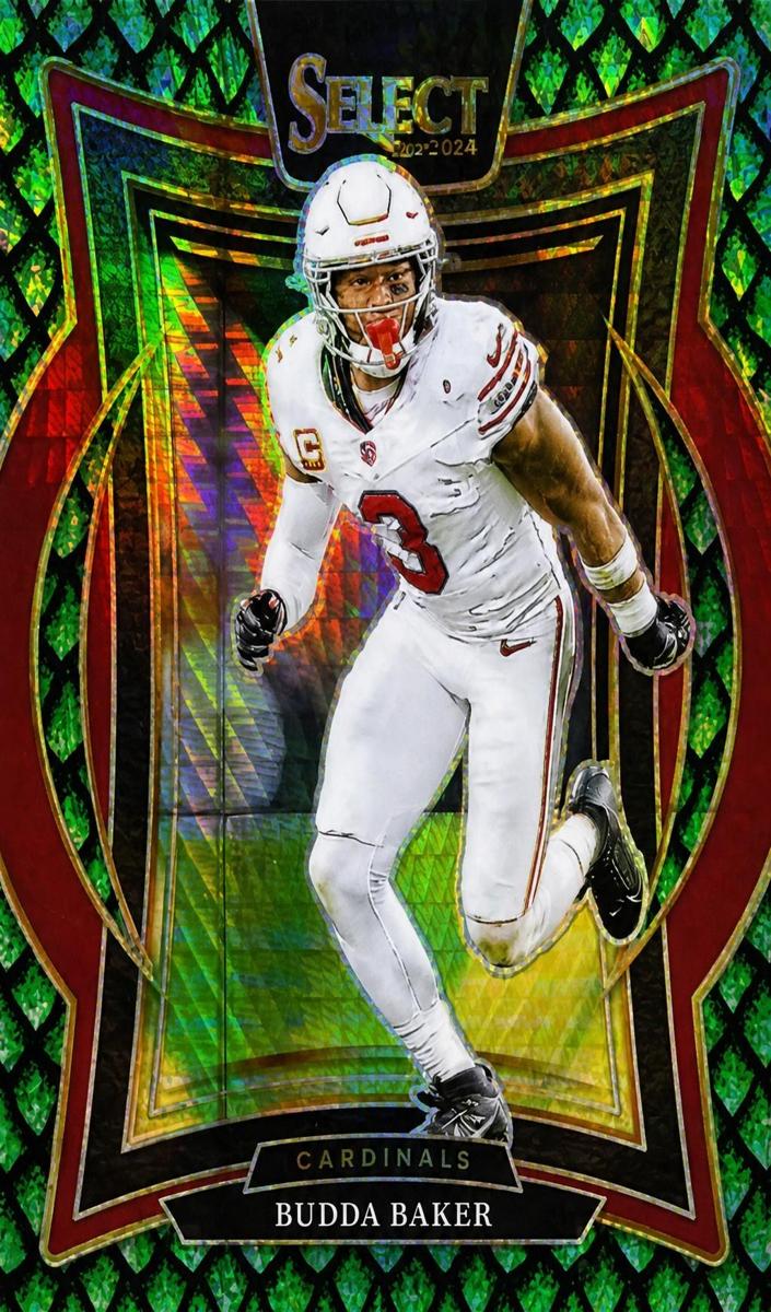 2024 Panini Select Football Dragon Scale Budda Baker #14 PSA 10