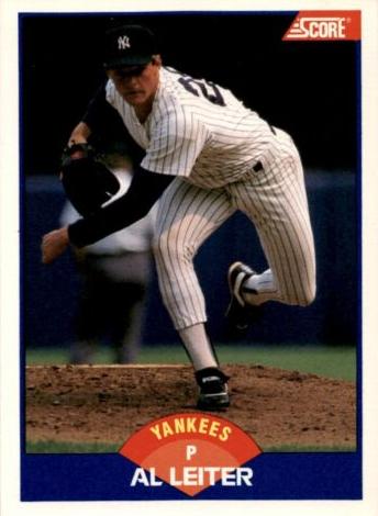 1989 Score Baseball Al Leiter #580