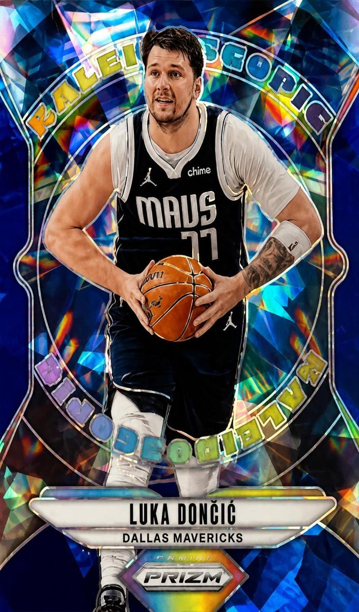 2024 Panini Prizm Basketball Blue Ice Luka Doncic #14 PSA 10