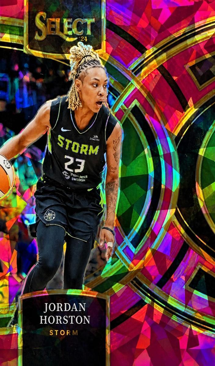 2024 Panini Select WNBA Basketball Pink Ice Jordan Horston #104