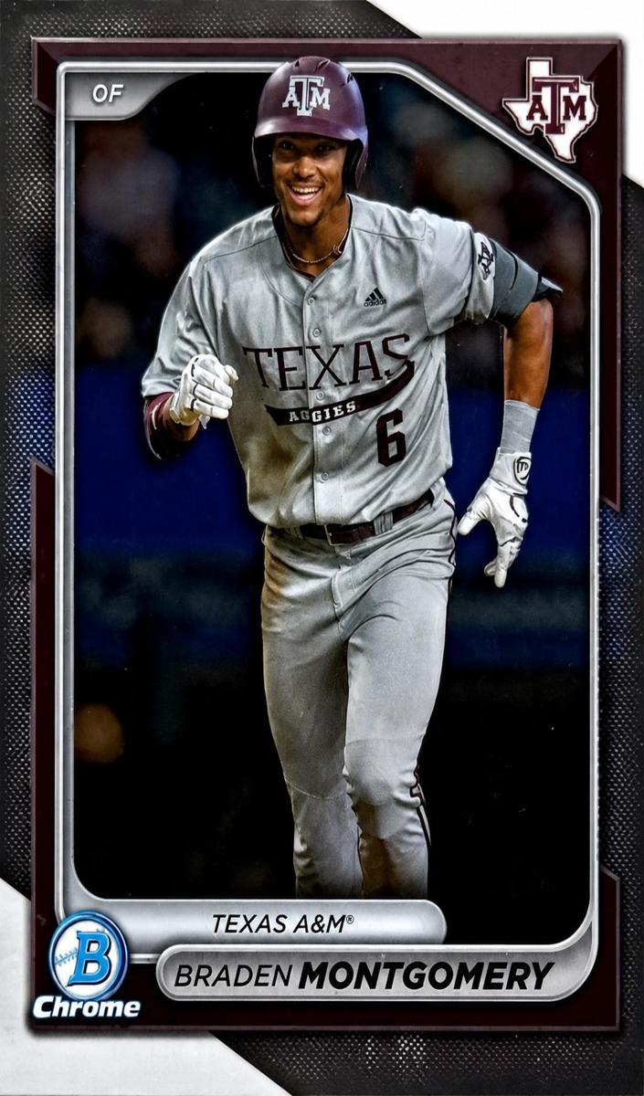 2024 Bowman Draft Chrome Baseball Braden Montgomery #BDC-58