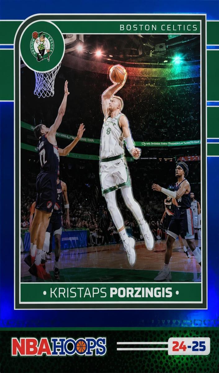 2024 Panini Hoops Basketball Premium Blue Kristaps Porzingis #9