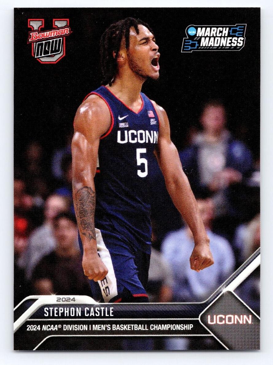 2023 Bowman U Now NCAA March Madness Basketball Stephon Castle #16 PSA 10