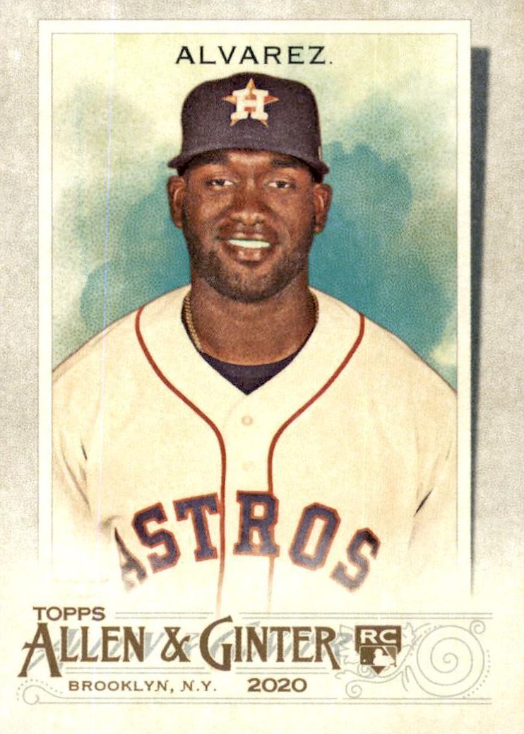 2020 Topps Allen & Ginter Baseball Yordan Alvarez #118