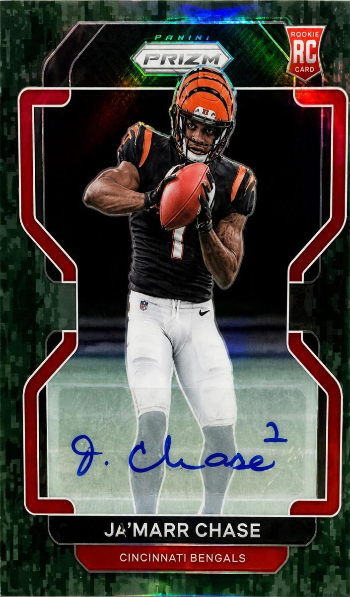 2021 Panini Prizm Football Camo Ja'Marr Chase #337 PSA 8.5