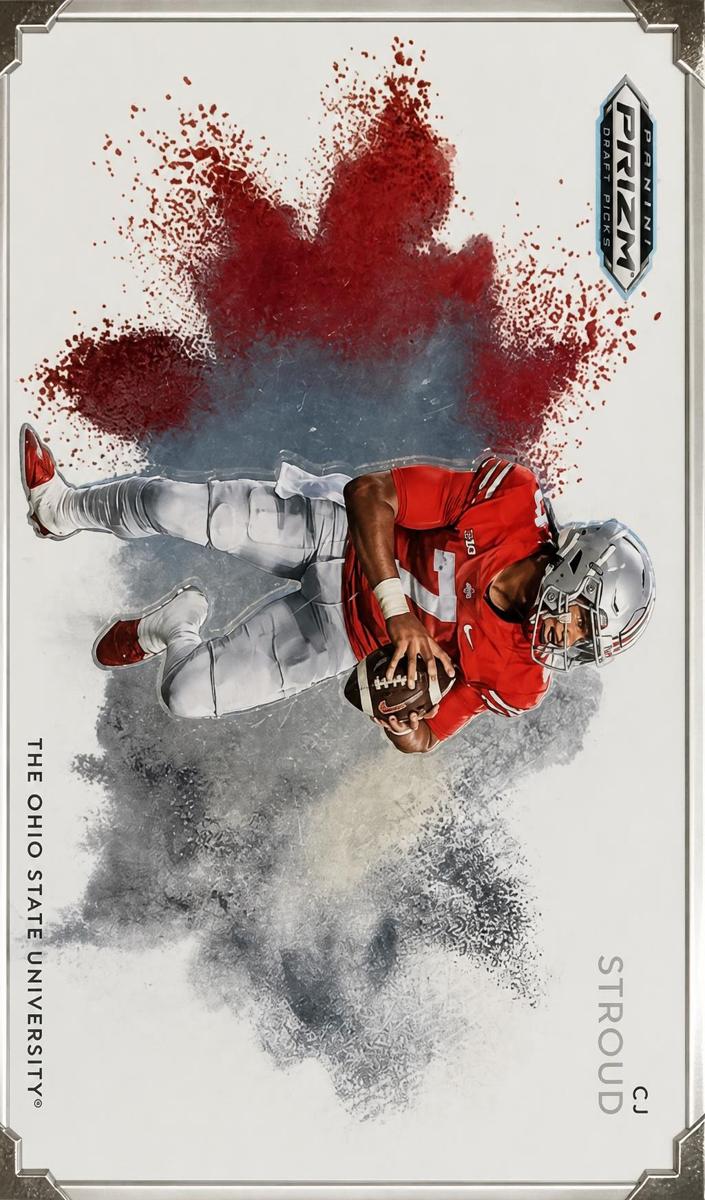2023 Panini Prizm Draft Picks Football C.J. Stroud #CB-2 PSA 9