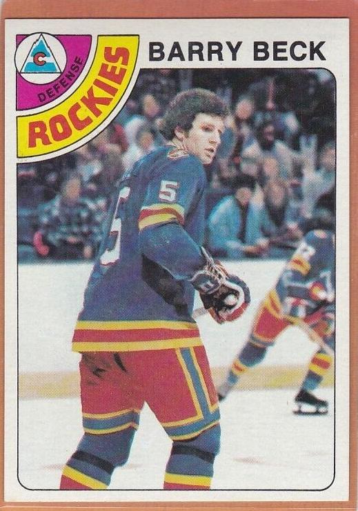 1978 Topps Hockey Barry Beck #121 PSA 4