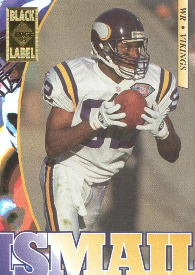 1995 Collector's Edge Football Black Label Qadry Ismail #123