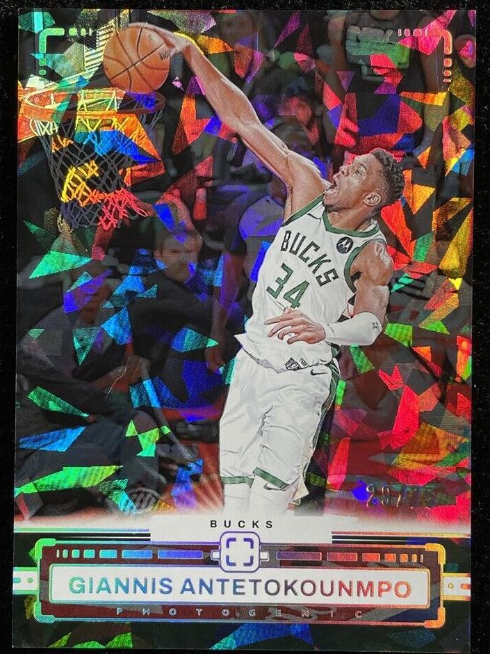 2023 Panini PhotoGenic Basketball Diamond Giannis Antetokounmpo #78 PSA 8.5