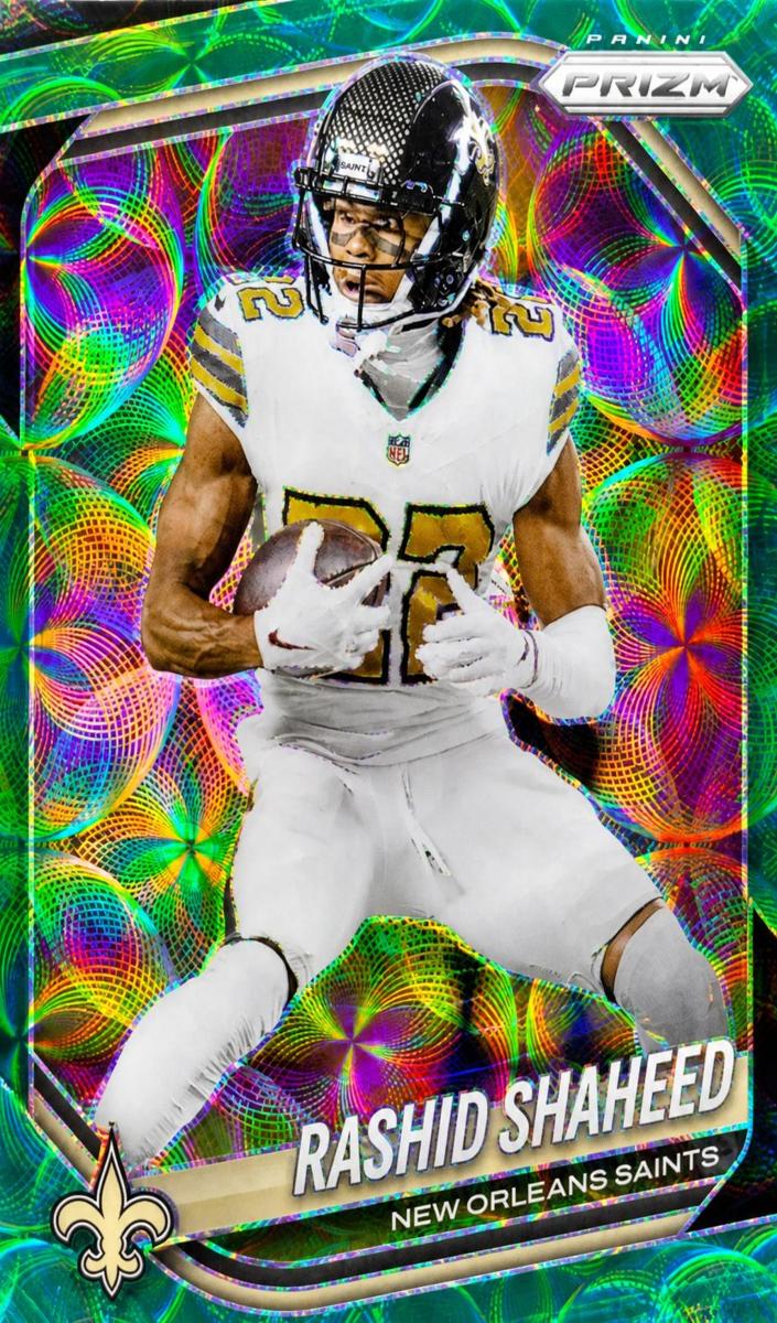 2025 Panini Prizm Football Green Scope Rashid Shaheed #194