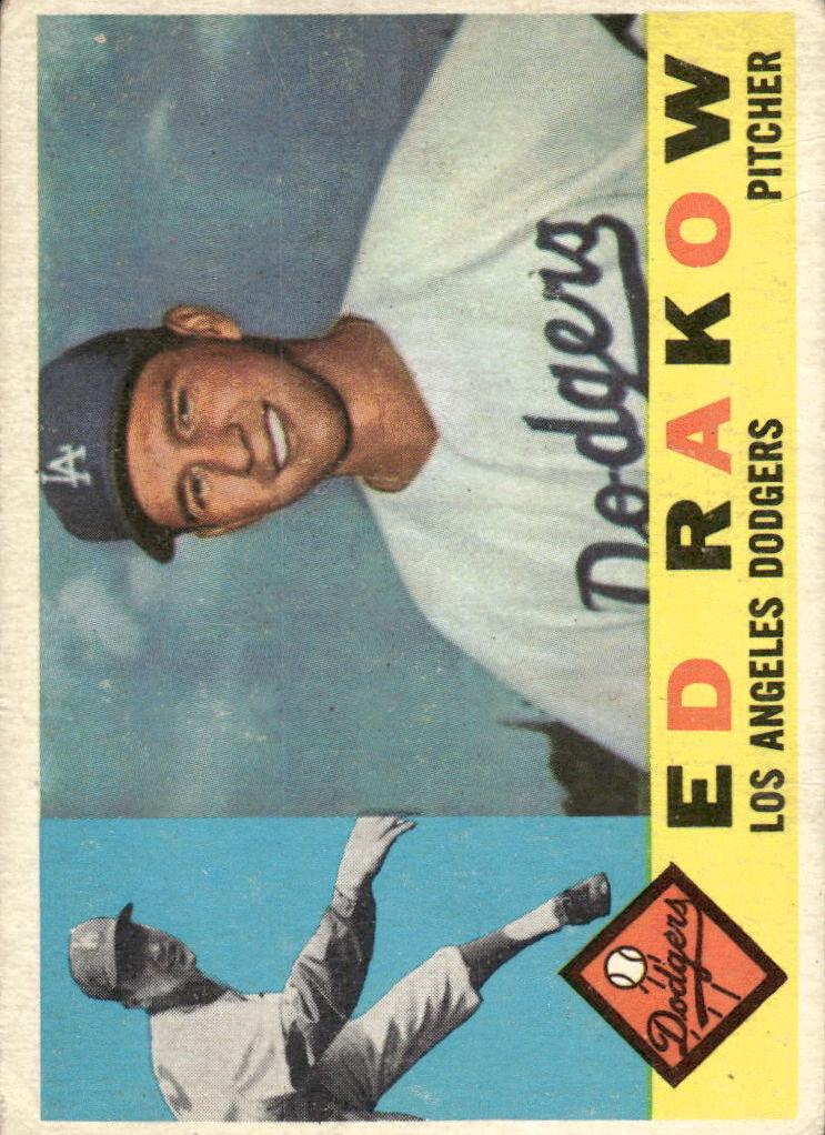 1960 Topps Baseball Ed Rakow #551 PSA 7