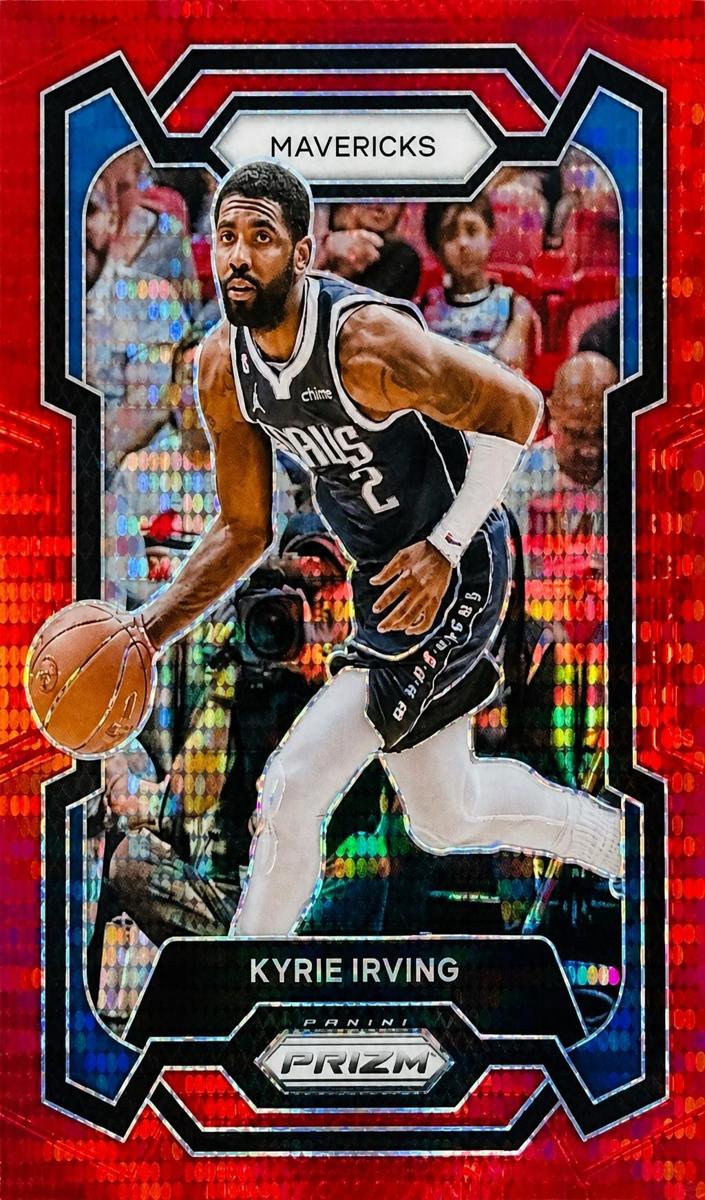 2023 Panini Prizm Basketball Red Seismic Kyrie Irving #22 SGC 9.5