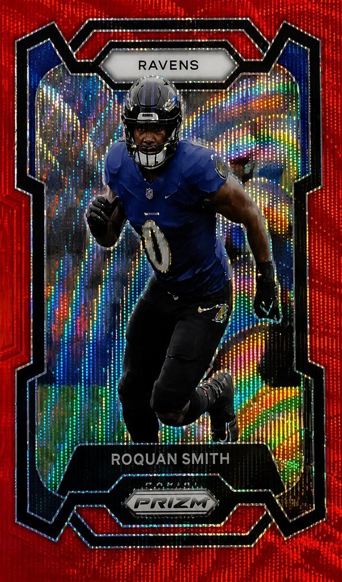 2023 Panini Prizm Football Red Wave Roquan Smith #21