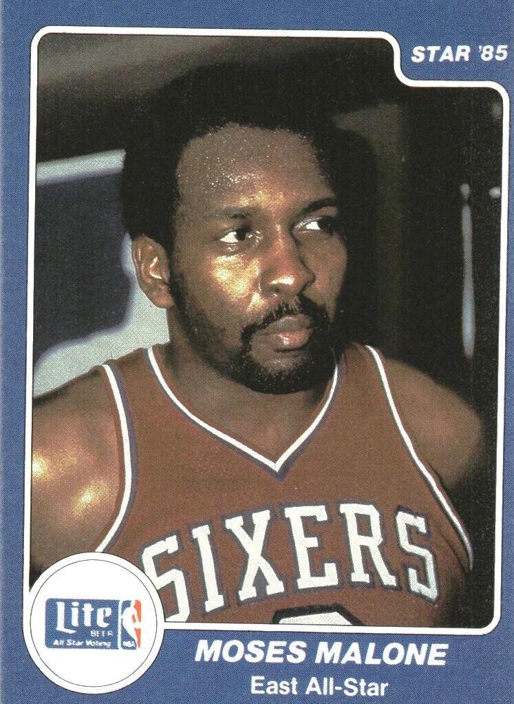 1985 Star Basketball Moses Malone #5