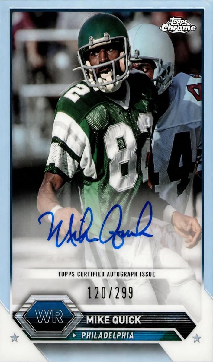 2023 Topps Composite Football Refractor Mike Quick #TCA-MQ PSA 9