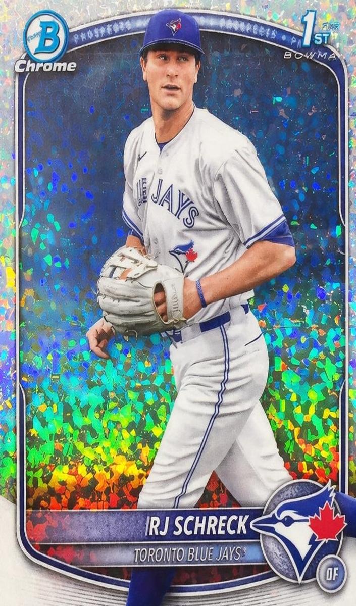 2025 Bowman Chrome Prospects Baseball Mini-Diamond Refractor RJ Schreck #BCP-181