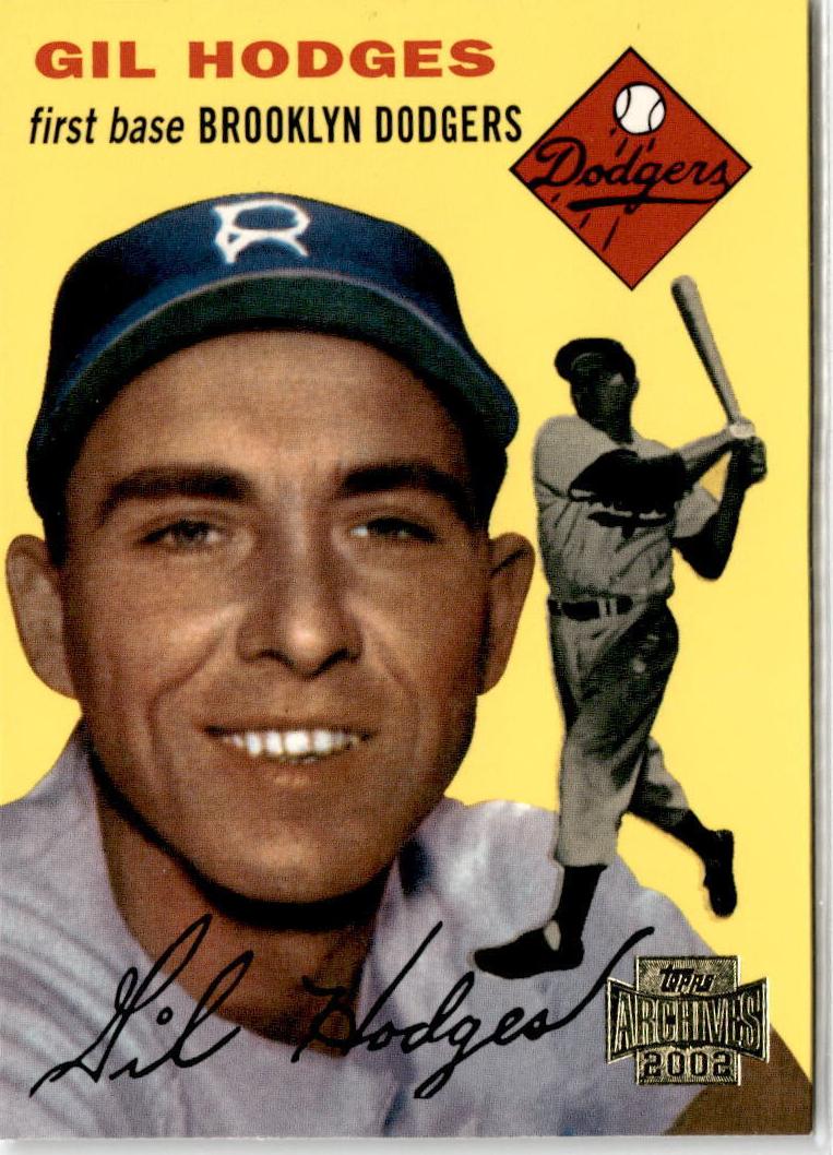 1954 Topps Baseball Gil Hodges #102