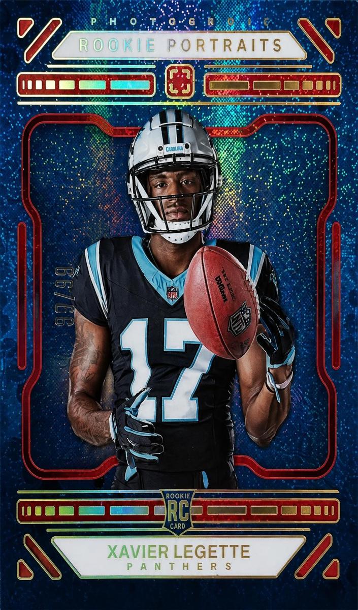 2024 Panini PhotoGenic Football Red Xavier Legette #160