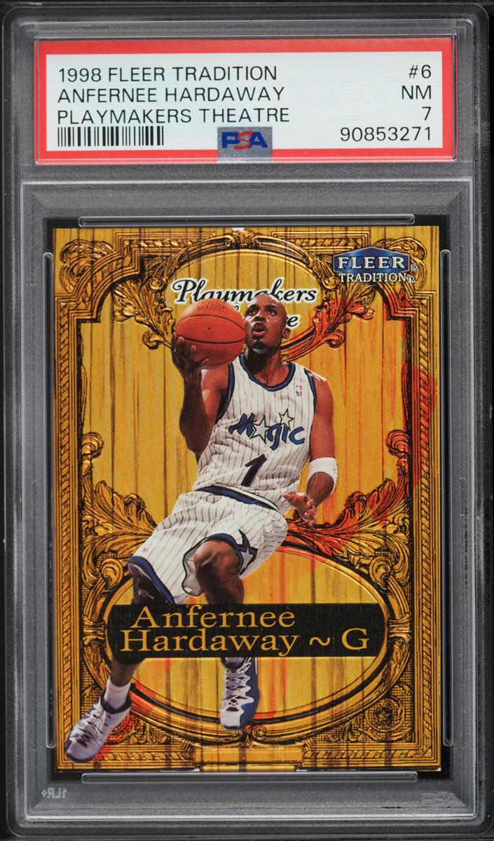 1998 Fleer Tradition Basketball Anfernee Hardaway #6 BGS 9