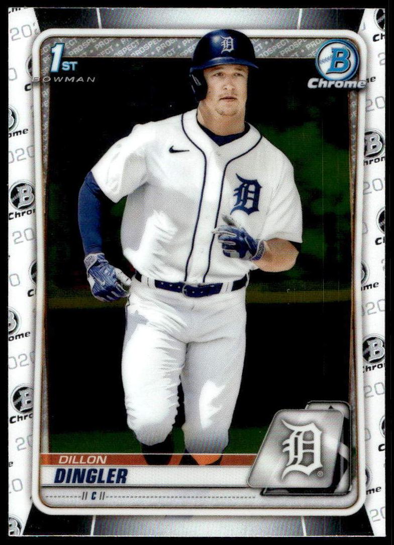 2020 Bowman Chrome Draft Baseball Dillon Dingler #BD-144 PSA 9