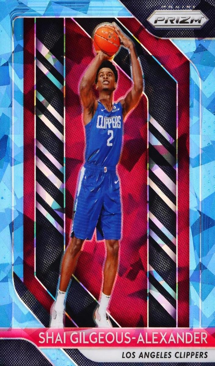 2018 Panini Prizm Basketball Blue Ice Shai Gilgeous-Alexander #184 PSA 9