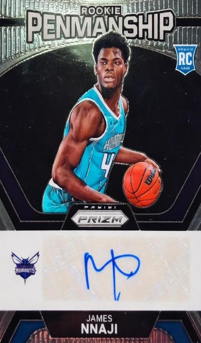 2023 Panini Prizm Basketball James Nnaji #RP-NNJ PSA 9