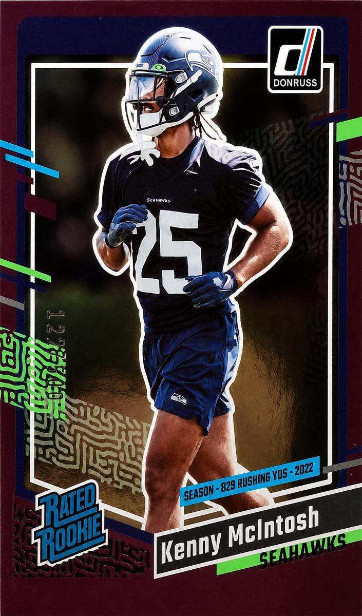 2023 Panini Donruss Football Season Stat Line Kenny McIntosh #391