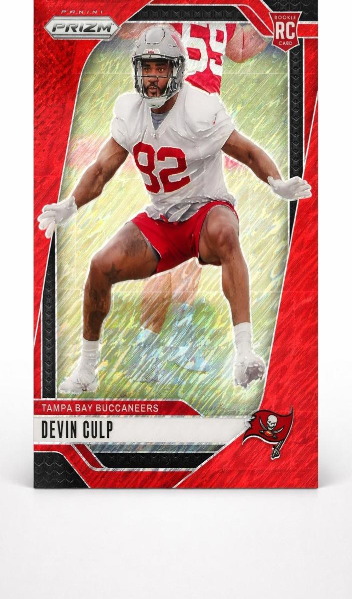 2024 Panini Prizm Football Red Shimmer Devin Culp #326