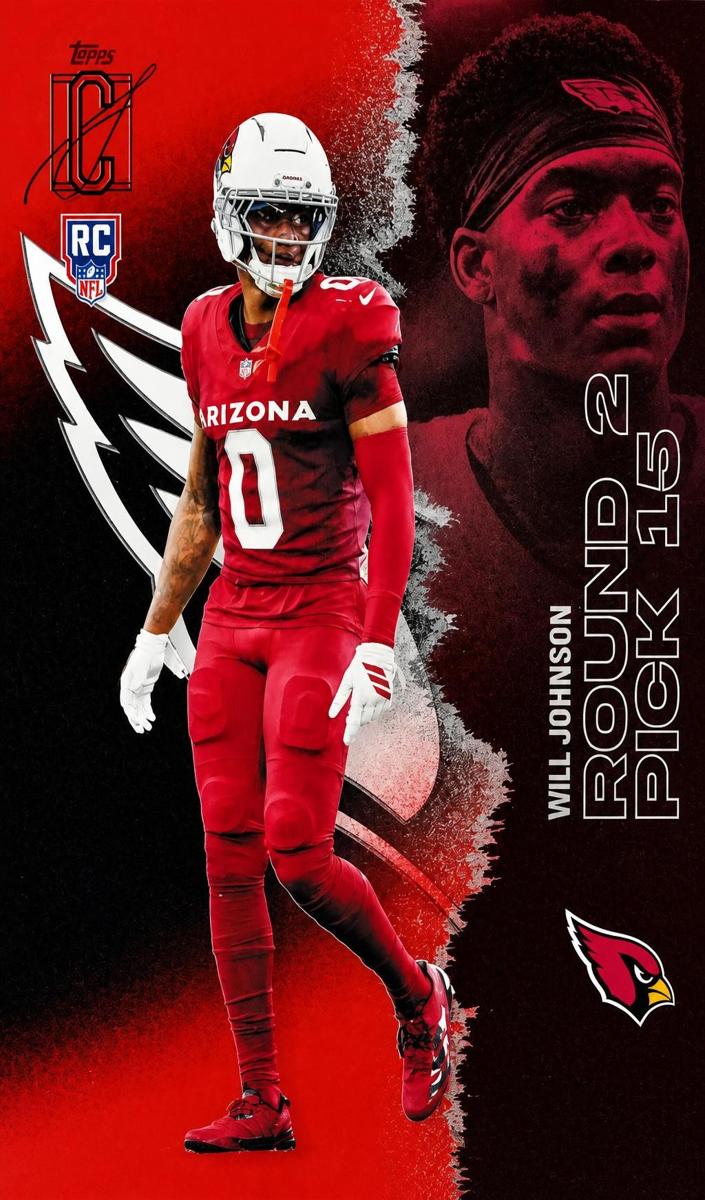 2025 Topps Signature Class Football Red and Black Will Johnson #135
